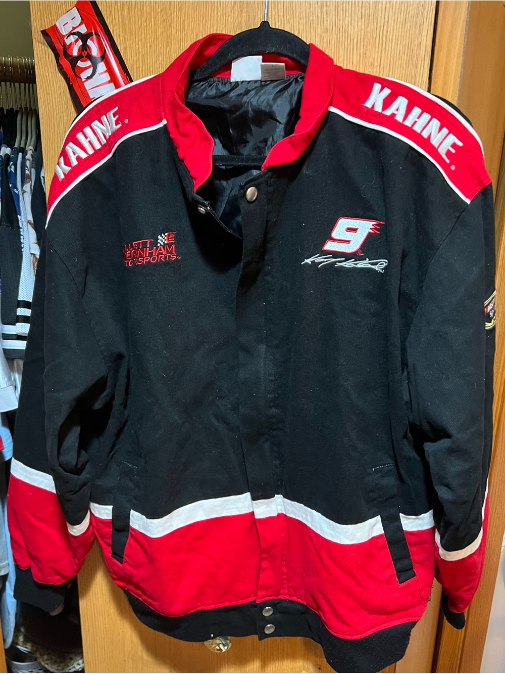 Black & Red Men’s Budweiser Racing Jacket